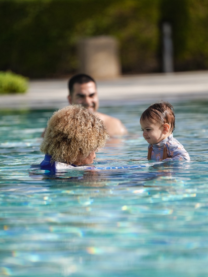 Babies swimming lessons at Fitness Champs Dubai