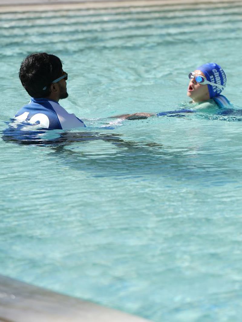 Learn to Swim swimming lessons at Fitness Champs Dubai