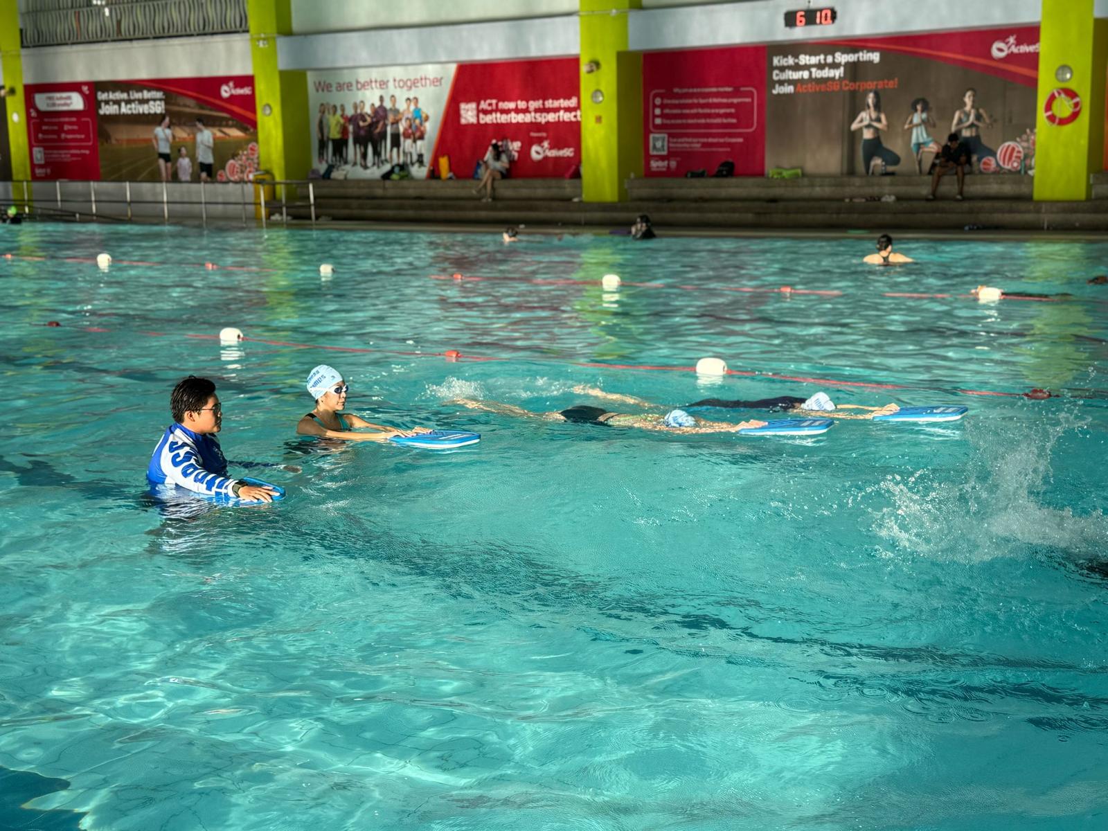 Ladies Swimming Programme - swimming lessons at Fitness Champs