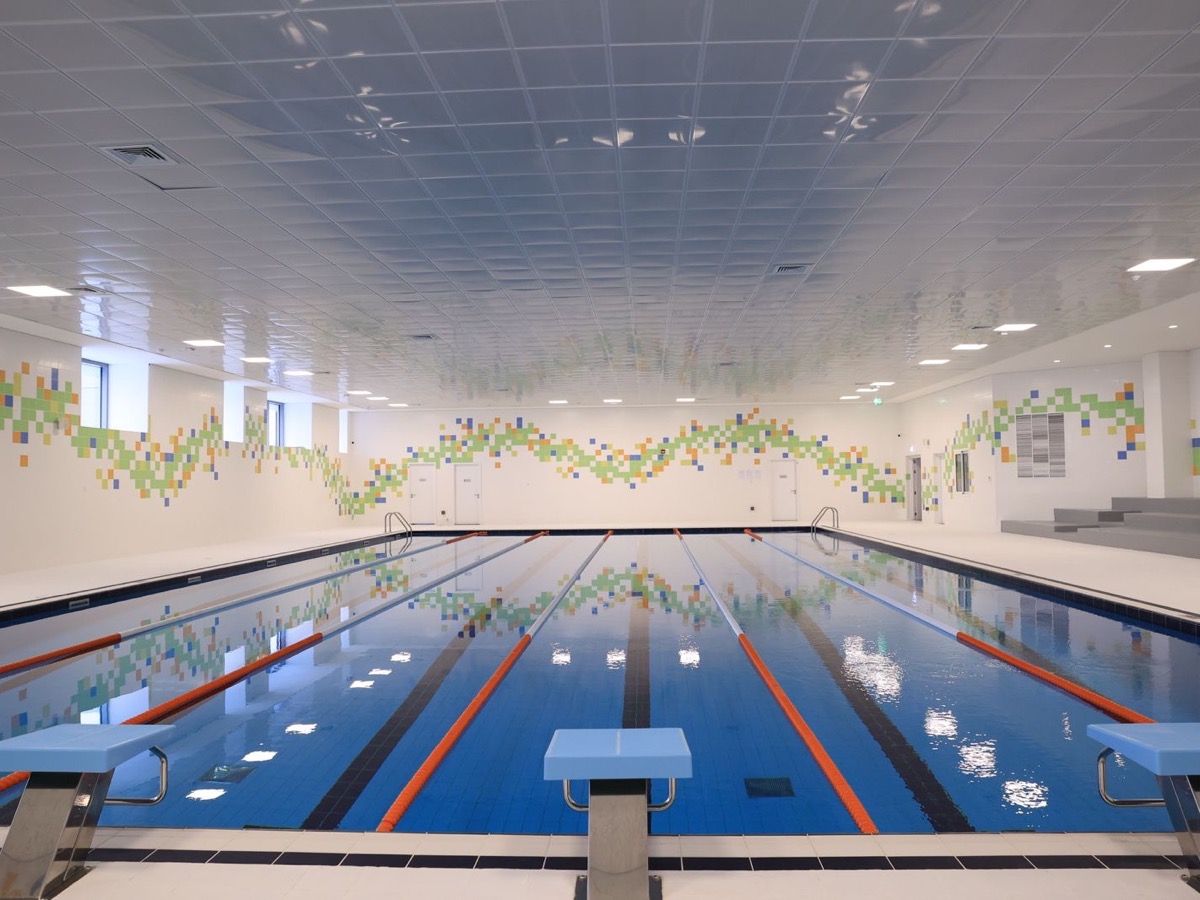The pool at SABIS International School – Aljada Sharjah, joining Fitness Champs for the 2026/27 season